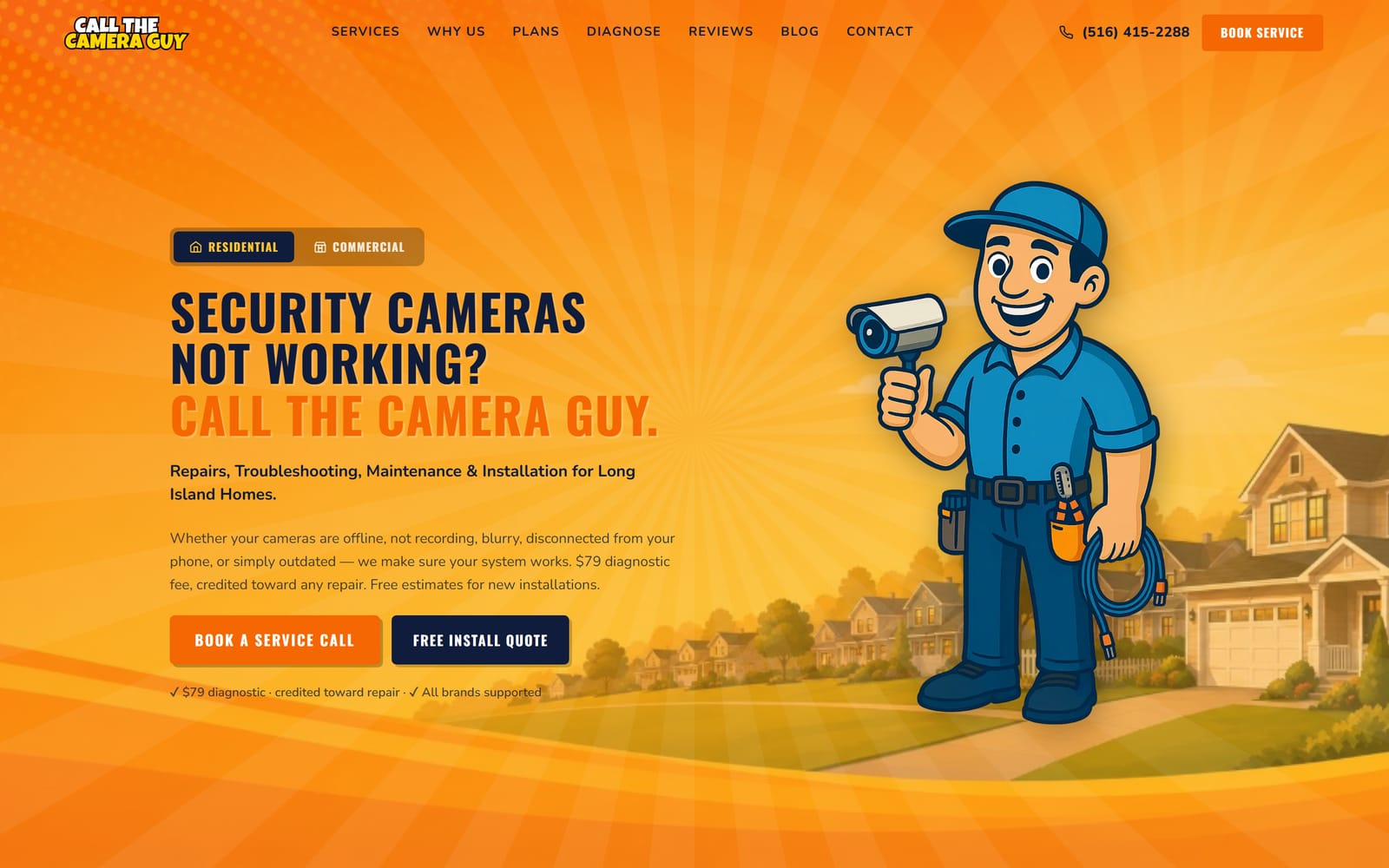 Call The Camera Guy — Security Services case study
