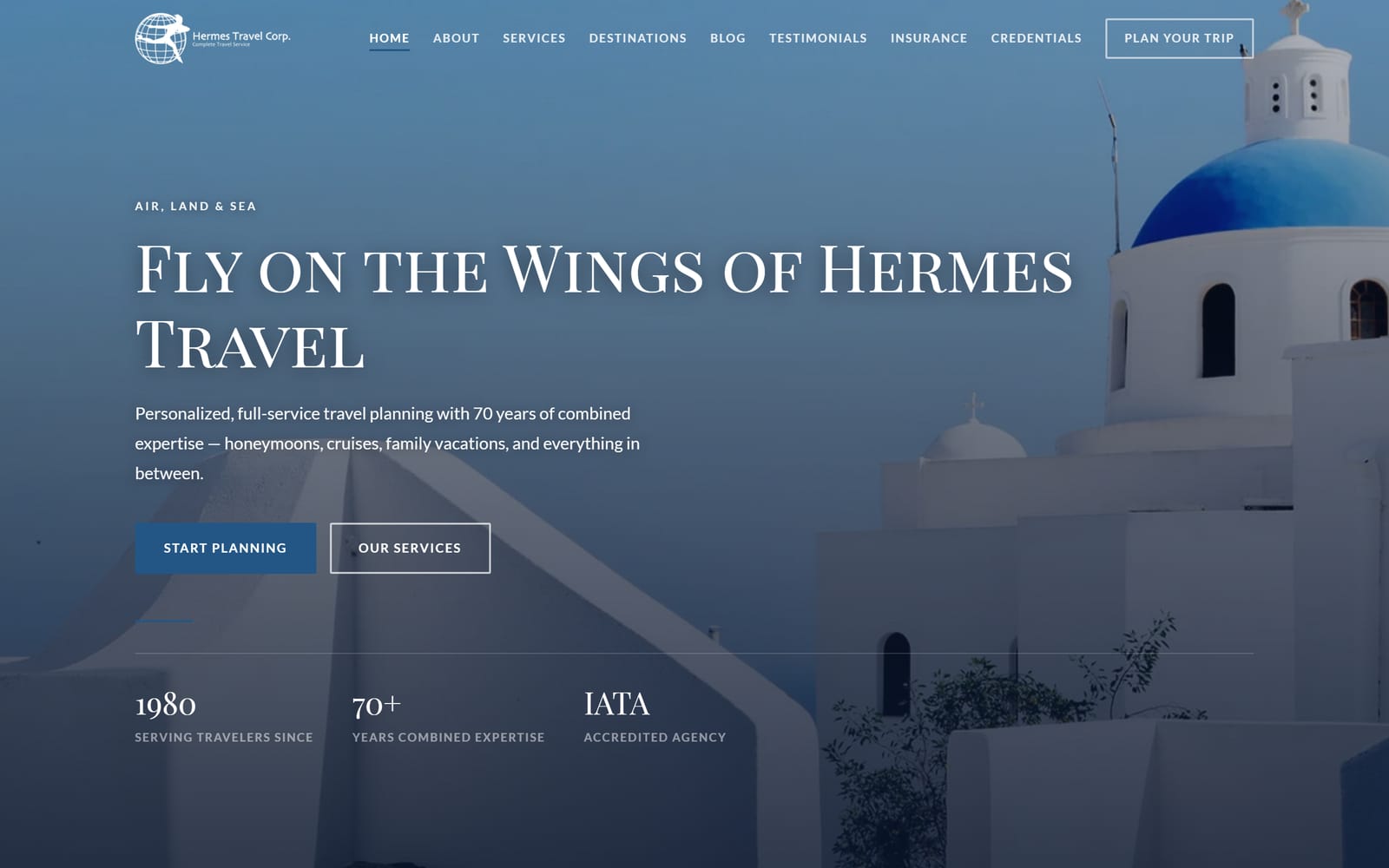 Hermes Travel Corp. — Travel Agency case study