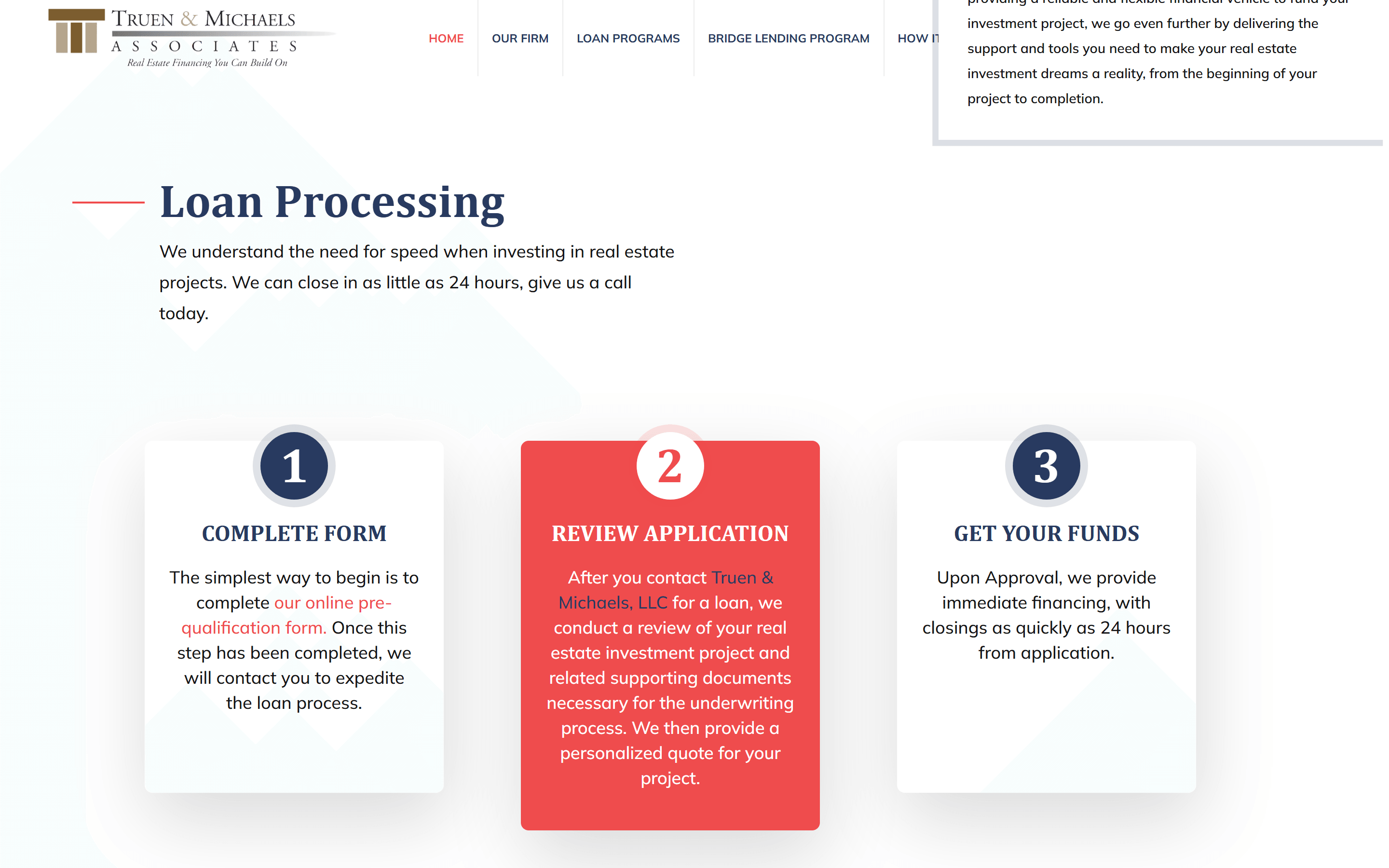 Truen & Michaels — Real Estate Finance case study